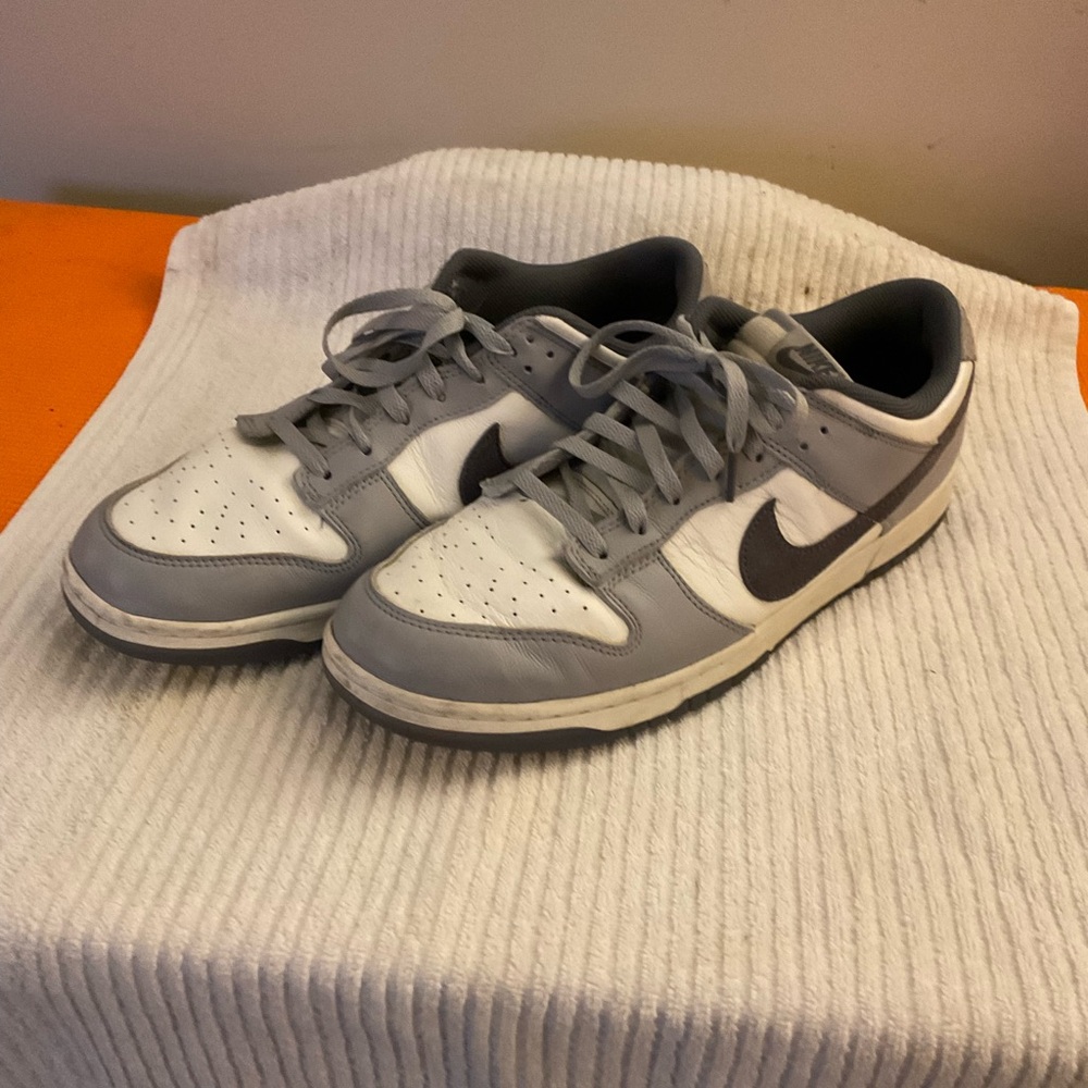 Nike Gray and White Sneakers